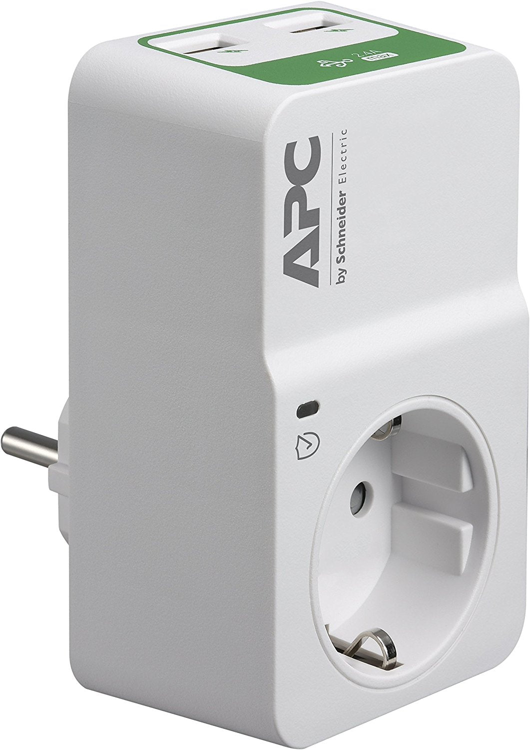 APC PM1WU2-GR överspänningsskydd Vit 1 AC-utgångar 230 V