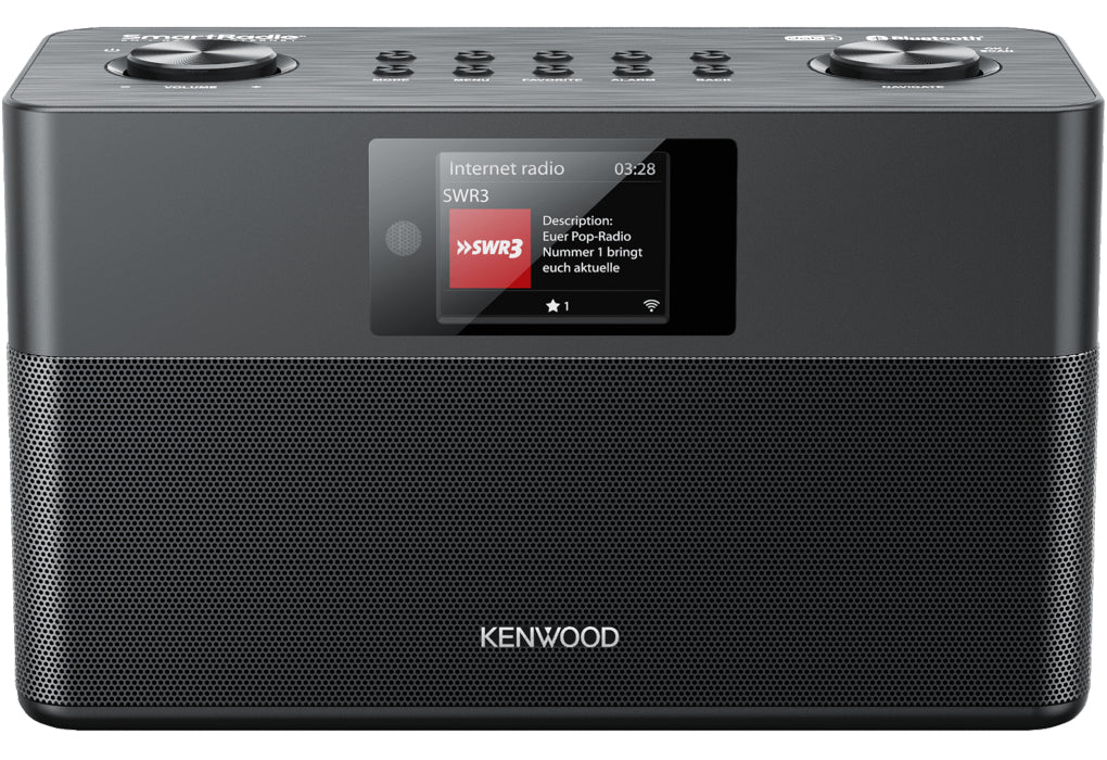Kenwood CR-ST100S-B radioapparater Internet Digital Svart