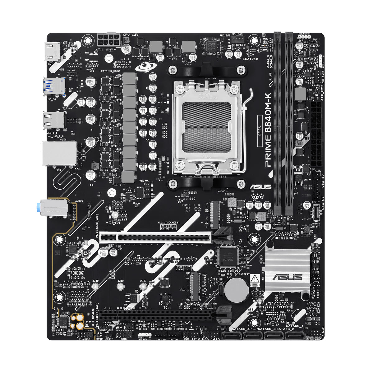 ASUS PRIME B840M-K AMD B840 AM5-sockel micro ATX