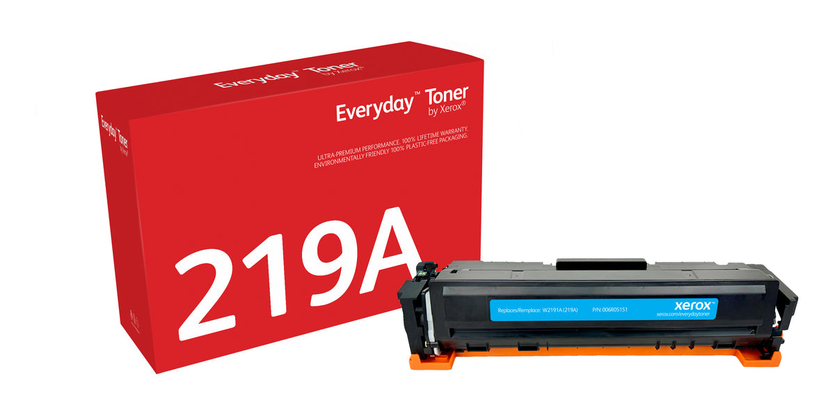 Everyday Cyan Toner by Xerox compatible with HP 219A (W2191A)