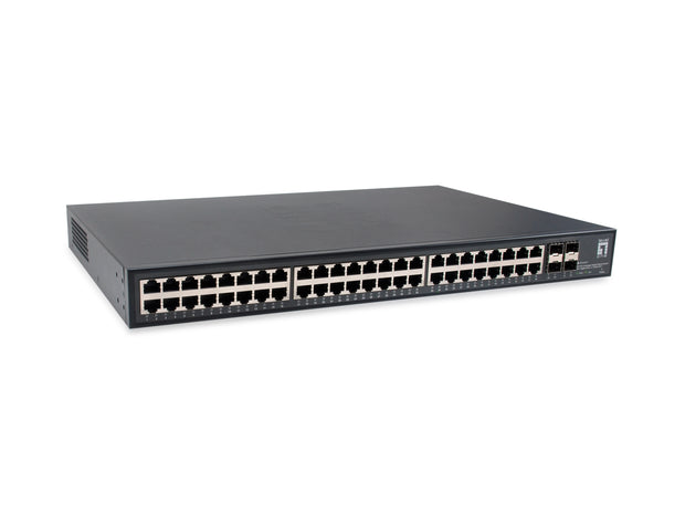 LevelOne GTU-5211 nätverksswitchar Ohanterad Gigabit Ethernet (10/100/1000) Svart