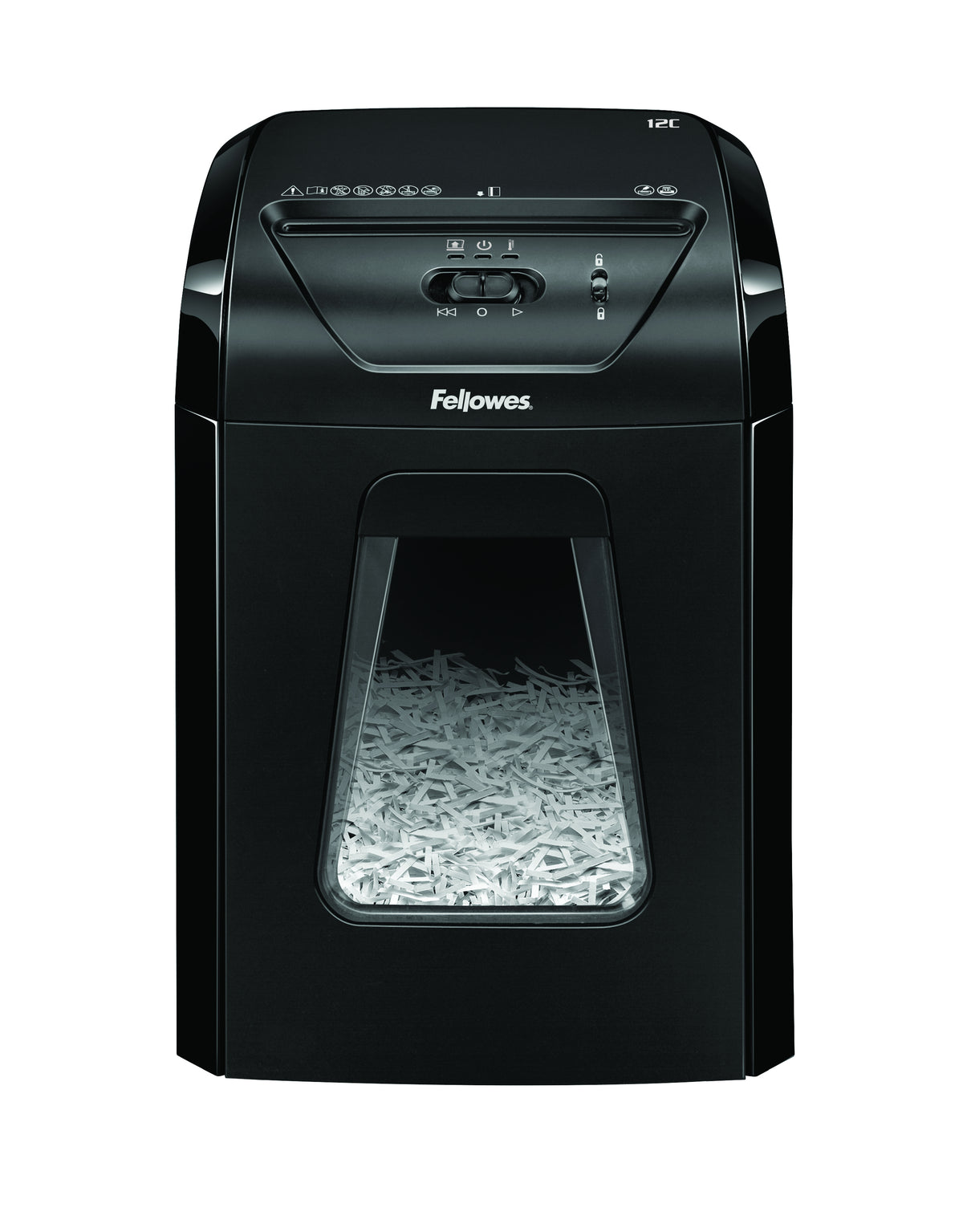 Fellowes Powershred 12C dokumentförstörare Tvärsgående skärning