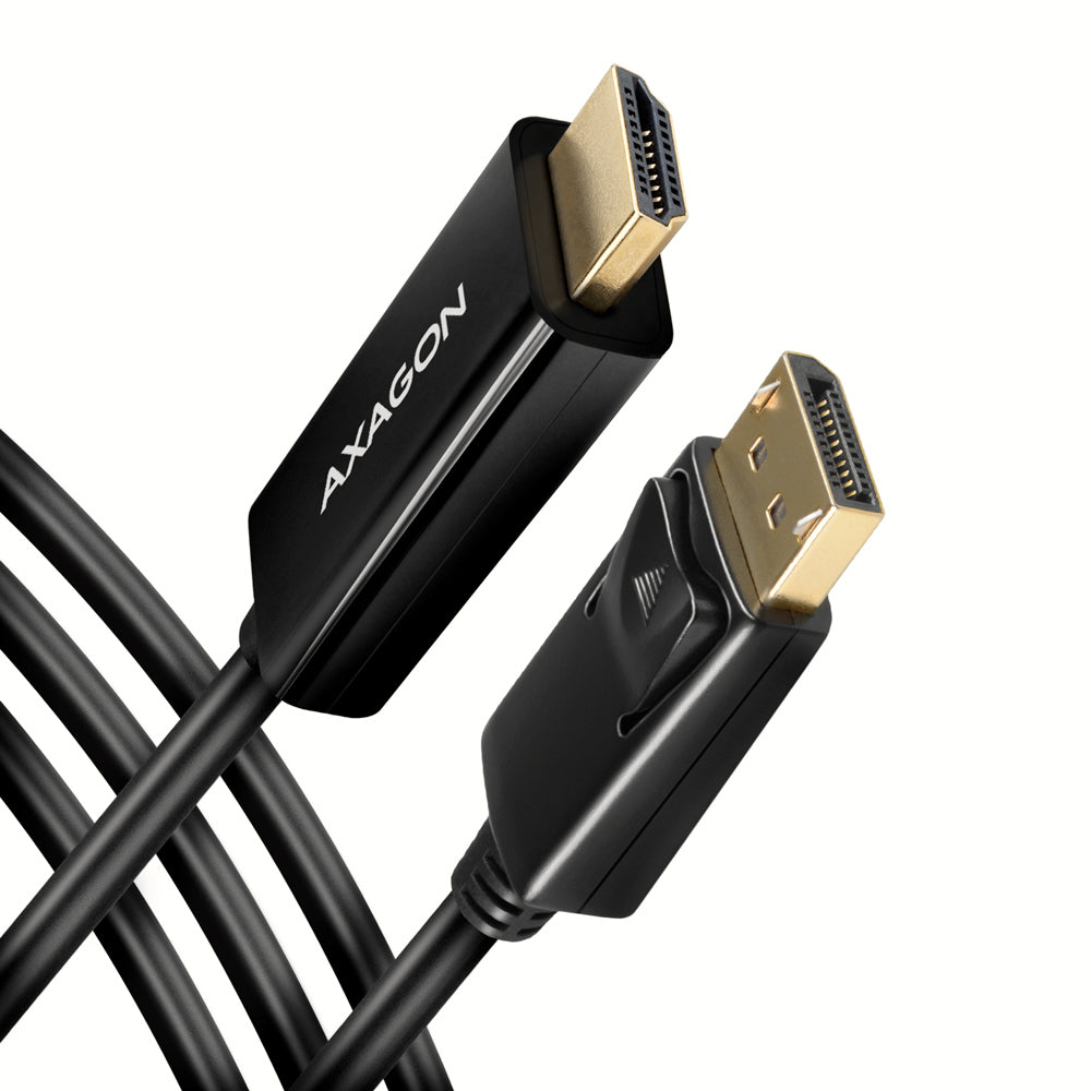 Axagon RVD-HI14C2 videokabeladapter 1,8 m HDMI Typ A (standard) DisplayPort Svart
