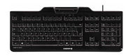 CHERRY KC 1000 SC tangentbord Universal USB AZERTY Belgiskt Svart