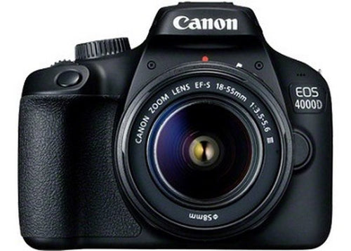 Canon EOS 4000D + EF-S 18-55mm III SLR-kamerauppsättning 18 MP 5184 x 3456 pixlar