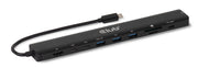 CLUB3D CSV-2550 dockningsstationer för bärbara datorer Kabel USB Type-C Svart