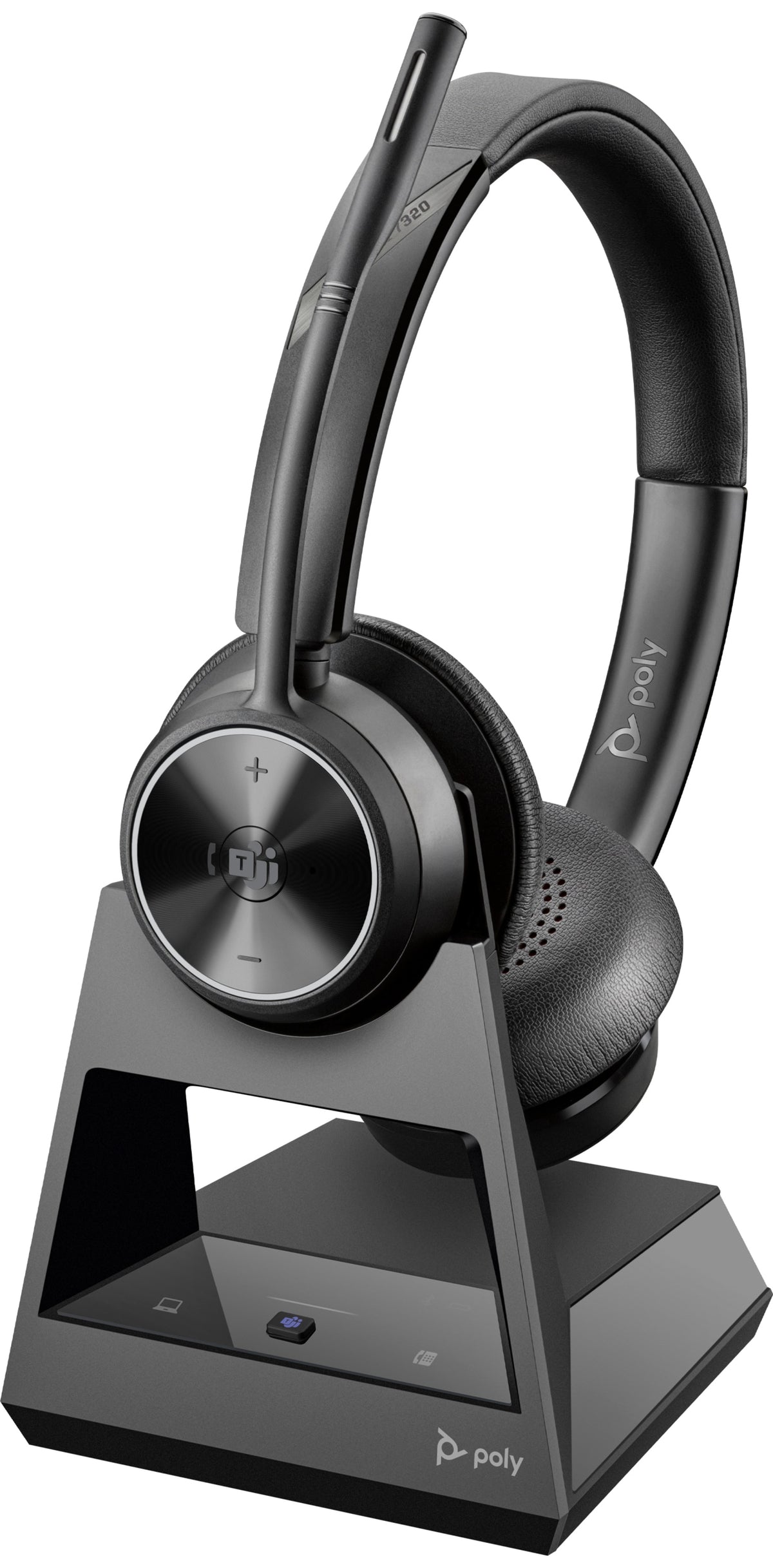 HP Poly Savi 7320 Stereo Microsoft Teams-certifierad DECT 1880–1900 MHz överst