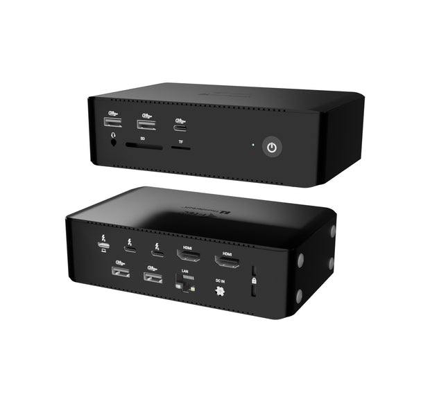 i-tec TB5QUATTRODOCKPD dockningsstationer för bärbara datorer Kabel Thunderbolt 5 Svart
