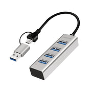 LogiLink UA0455 gränssnittshubbar USB 3.2 Gen 1 (3.1 Gen 1) Type-A + Type-C 5000