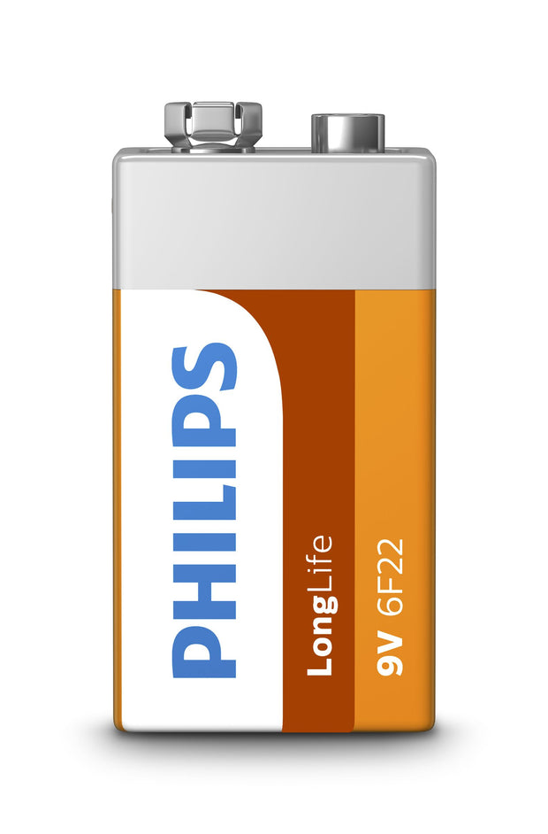 Philips LongLife Batteri 6F22L1B/10 hushållsbatterier