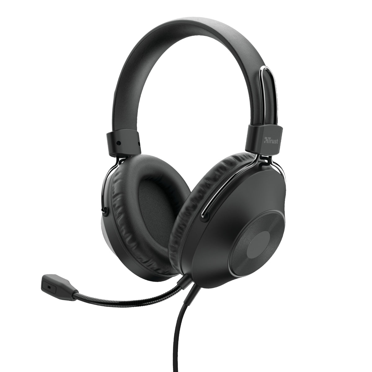 Trust HS-250 Headset Kabel Huvudband Samtal/musik Svart