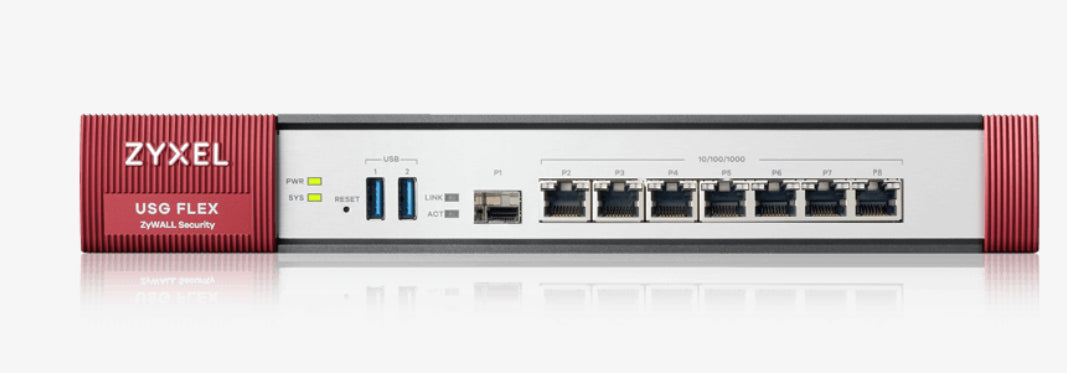 Zyxel USG Flex 500 hårdvarubrandväggar 1U 2,3 Gbit/s