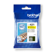 Brother LC-421Y bläckpatroner Original Gul