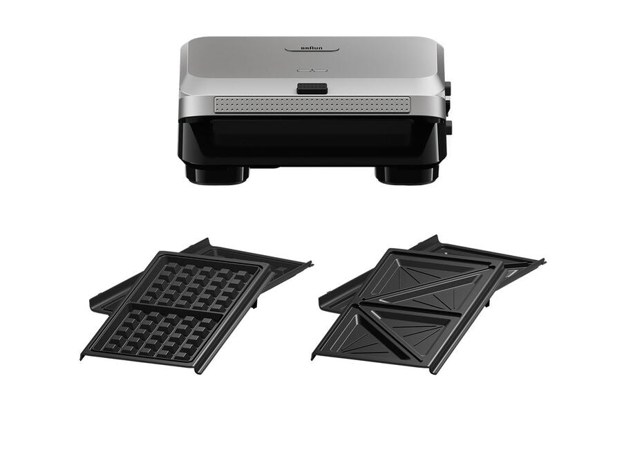 Braun SnackMaker 5 SM5005 smörgåsgrill 800 W Silver