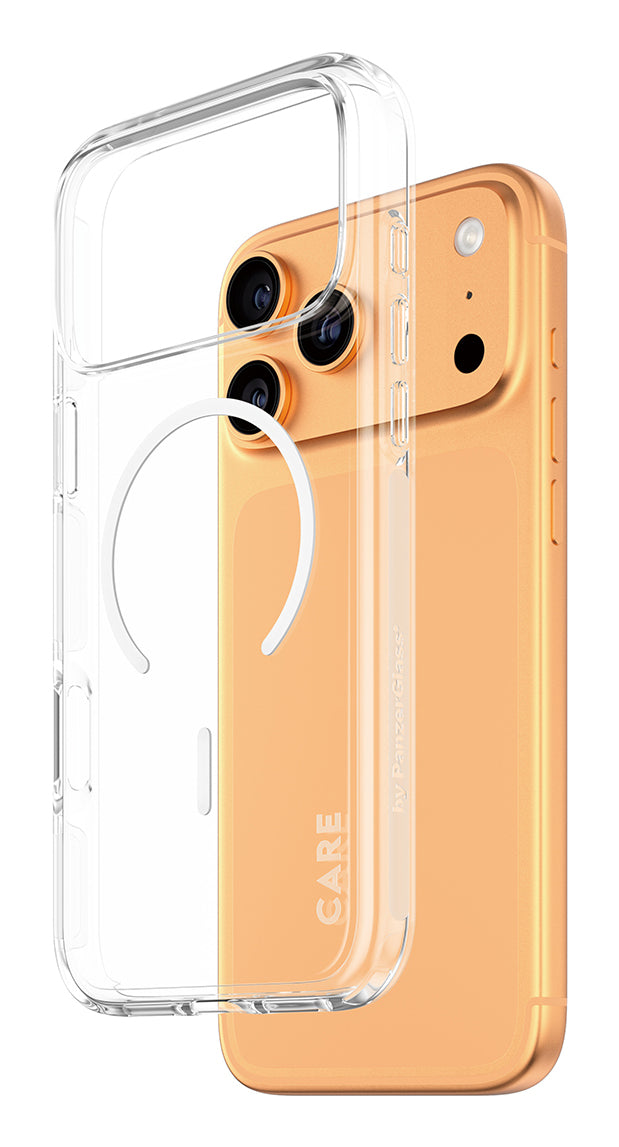 PanzerGlass CARE by Urban Explorer Case Transparent w. White MagSafe iPhone 17 Pro Max