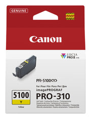 Canon PFI-5100 Y bläckpatroner Original Gul