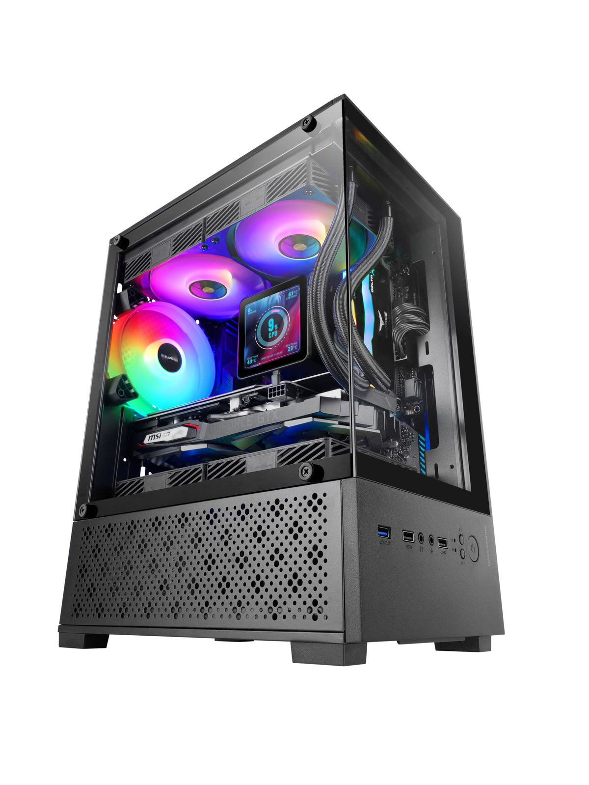 Mars Gaming MC-SE2 Mini Tower Svart