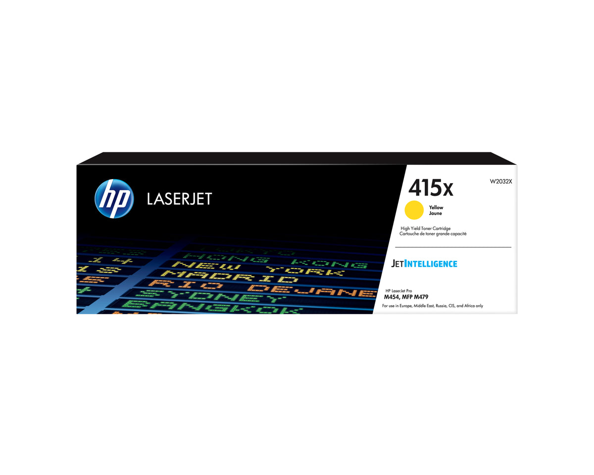 HP 415X gul original LaserJet-tonerkassett med hög kapacitet