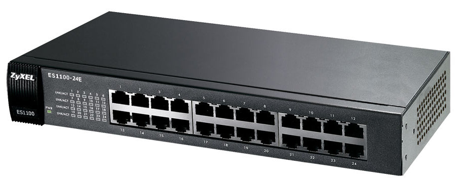 Zyxel ES1100-24E Ohanterad Svart