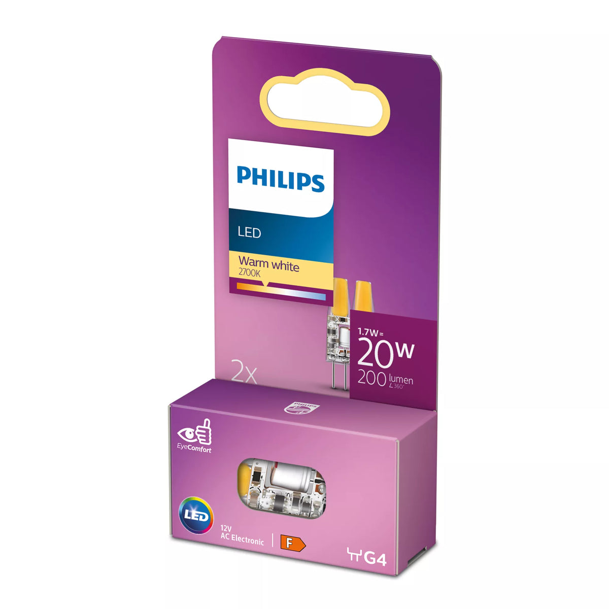 Philips Kapsel 20 W kapsel G4 x 2