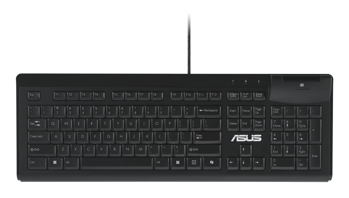 ASUS Smart Card Keyboard KU100 tangentbord Hem / Kontor USB Svart