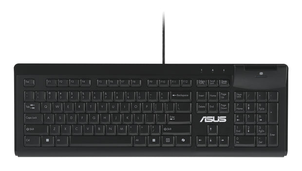 ASUS Smart Card Keyboard KU100 tangentbord Hem / Kontor USB Svart