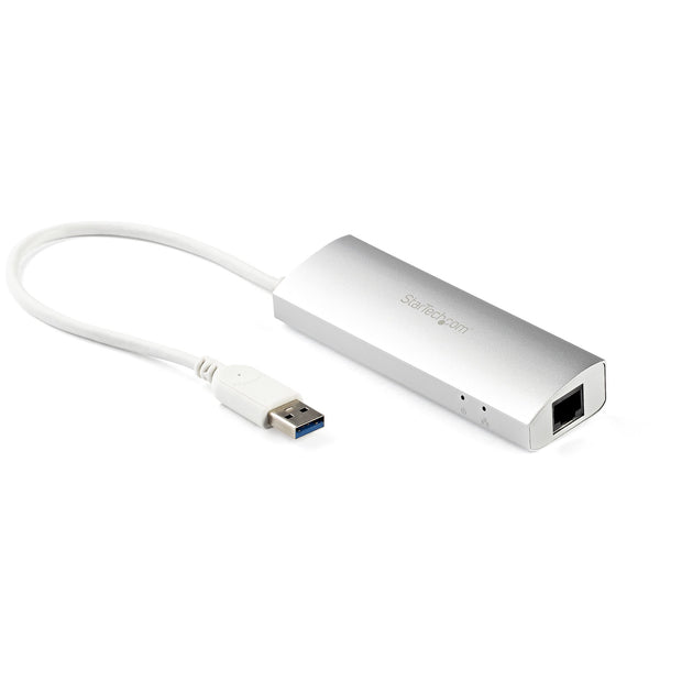 StarTech.com Bärbar USB 3.0-hubb med 3 portar plus Gigabit Ethernet