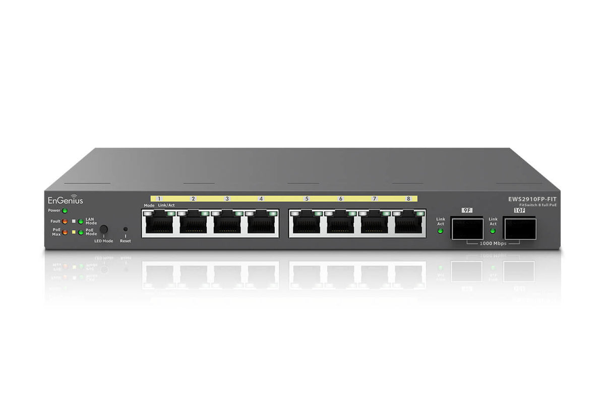 EnGenius EWS2910FP-FIT nätverksswitchar hanterad L2/L3 Gigabit Ethernet
