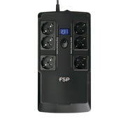 FSP NanoFit 600 strömskydd (UPS) Vänteläge (offline) 0,6 kVA 360 W 6 AC-utgångar