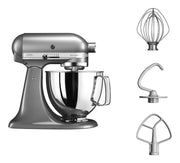 KitchenAid 5KSM125ECU Stativmixer 300 W Silver