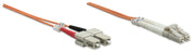 Intellinet 1.0m LC-SC M/M InfiniBand och fiberoptisk kabel 1 m Orange