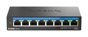 D-Link DMS-108 Ohanterad L2 2.5G Ethernet (100/1000/2500) Svart