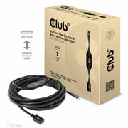 CLUB3D CAC-1538 USB-kablar USB 3.2 Gen 1 (3.1 Gen 1) 10 m USB C USB A 5 Gbit/s Svart