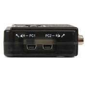 StarTech.com Svart USB KVM-switch-paket med 2 portar