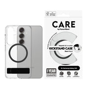 PanzerGlass CARE by Kickstand Case Transparent w. Qi Samsung Galaxy S25