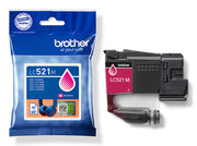 Brother LC521M bläckpatroner Original Magenta
