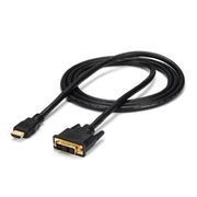 StarTech.com HDMIDVIMM6 videokabeladapter 1,8 m HDMI DVI-D Svart