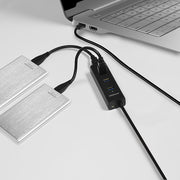 Axagon HUE-S2BL gränssnittshubbar USB 3.2 Gen 1 (3.1 Gen 1) Type-A 5000 Mbit/s Svart