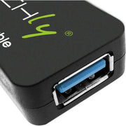 Techly ICUR30100G USB-kablar USB 3.2 Gen 1 (3.1 Gen 1) 10 m USB A Svart