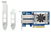 QNAP QXG-25G2SF-E810 nätverkskort Intern Fiber 25000 Mbit/s