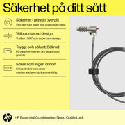 HP Essential Nano Kombinationskabellås
