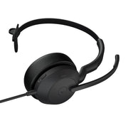 Jabra Evolve2 50 Headset Kabel Huvudband Kontor/callcenter USB Type-C / USB Type-A
