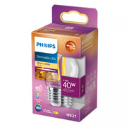 Philips Filamentljuskälla klot klar 40 W P45 E27