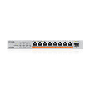 Zyxel XMG-108HP Ohanterad 2.5G Ethernet (100/1000/2500) Strömförsörjning via