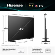 Hisense 43E7Q - 4K