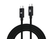 Conceptronic ETTA04B20 USB-kablar USB4 Gen 3x2 2 m USB C 40 Gbit/s 240 W Svart