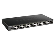 D-Link DGS-1250-52X hanterad L3 Gigabit Ethernet (10/100/1000) Svart