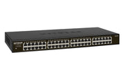 NETGEAR GS348 Ohanterad Gigabit Ethernet (10/100/1000) 1U Svart