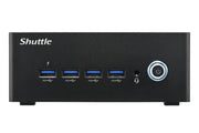 Shuttle Nano PC NT10H5 1L storlek PC Svart 125H Intel SoC