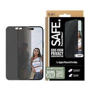 PanzerGlass SAFE. by 2-Way Privacy Screen Protector iPhone 16 Pro Max